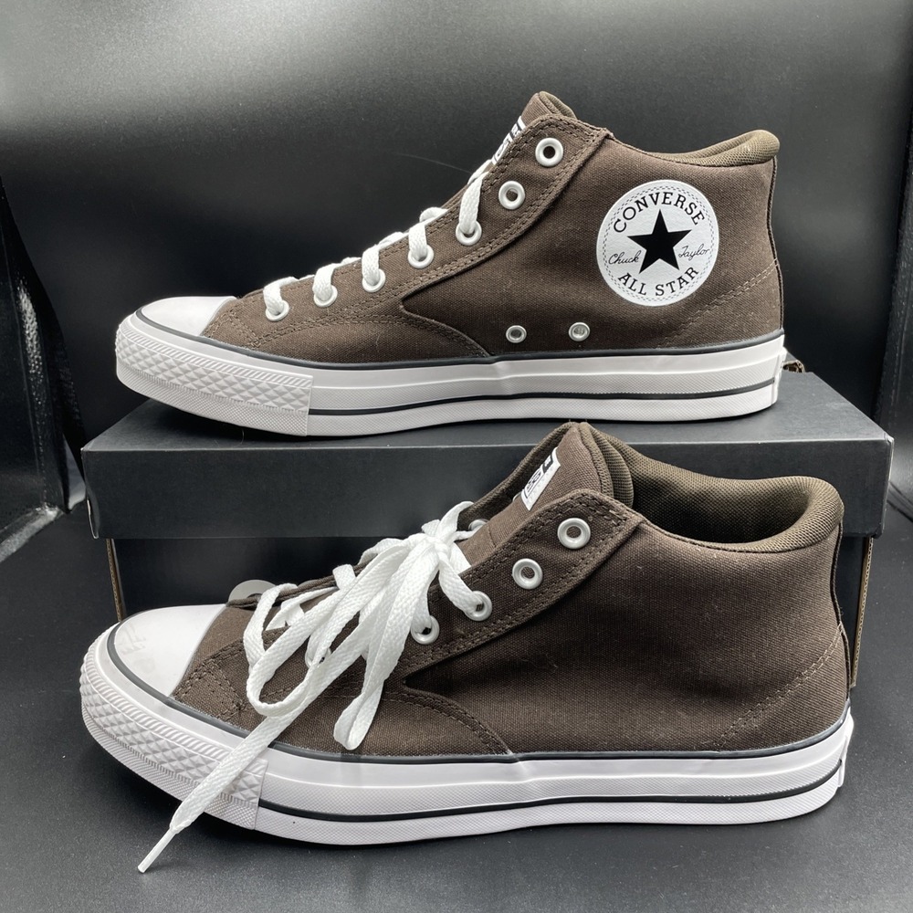 Converse CTAS Malden Street Mid Shoes Mens Size 11.5 Brown Sneakers A11708F